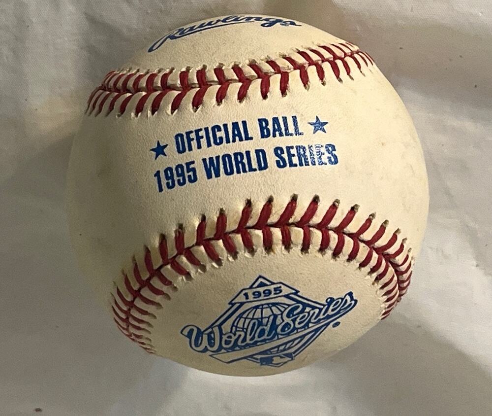 1995 Rawlings Official World Series Baseball MLB Commemorative Ball